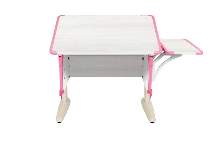 Детский стол-трансформер 4/75 (СУТ.41) + Polka_b 4/550 Рамух белый/бежевый/розовый в Южно-Сахалинске - изображение 11