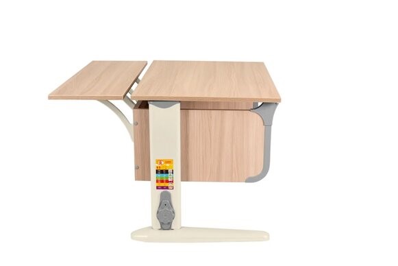 Детский стол-трансформер 6/75 (СУТ.48) + Polka_z 6/750 ясень/серый/бежевый в Южно-Сахалинске - изображение