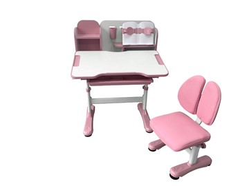Растущая парта и стул Vivo Pink FUNDESK в Южно-Сахалинске - предосмотр 3