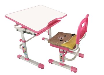 Детский стол-трансформер RIFFORMA SET-10, розовый в Южно-Сахалинске - предосмотр 4