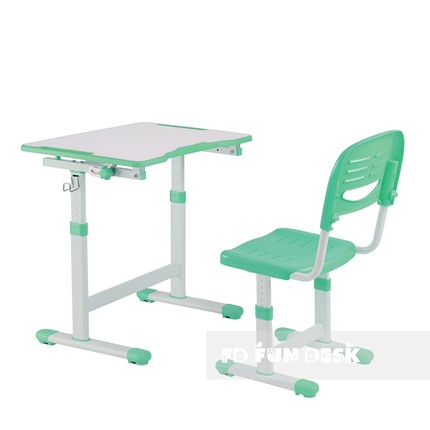 Парта растущая + стул Piccolino II Green в Южно-Сахалинске - изображение