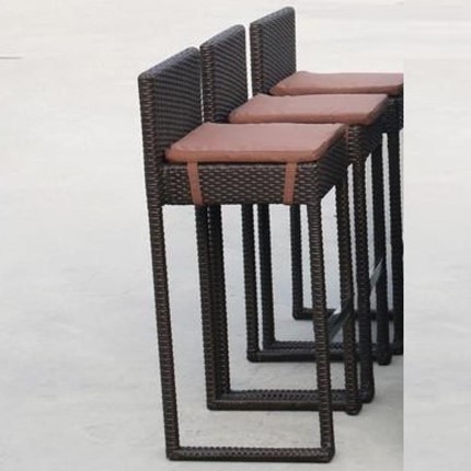 Барный стул Y390A-W63 Brown в Южно-Сахалинске - изображение