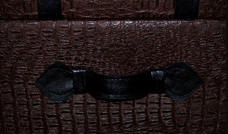 Пуфик "Аллигатор" коричневый, иск. кожа в Южно-Сахалинске - изображение 4