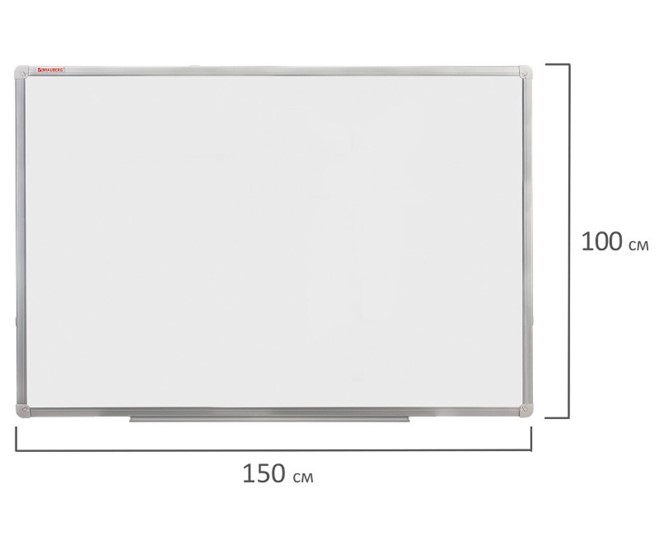 Магнитно-маркерная доска BRAUBERG 100х150 см, алюминиевая рамка в Южно-Сахалинске - изображение 8