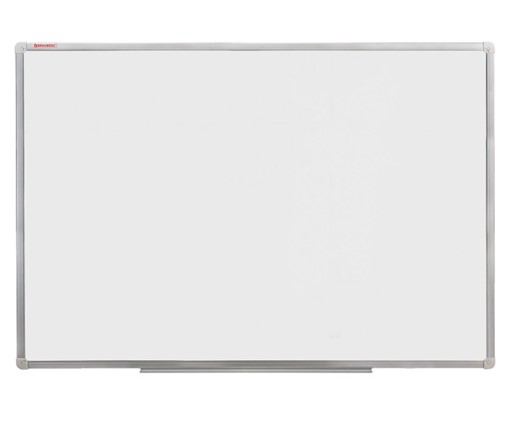 Магнитная доска для рисования BRAUBERG 90х120 см, алюминиевая рамка в Южно-Сахалинске - изображение