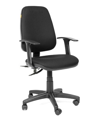 Кресло офисное CHAIRMAN 661 Ткань стандарт 15-21 черная в Южно-Сахалинске - изображение