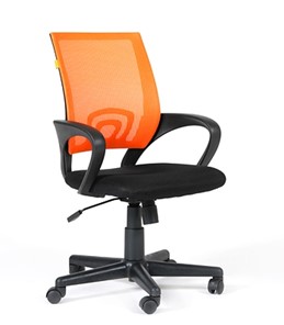 Кресло CHAIRMAN 696 black Сетчатый акрил DW66 оранжевый в Южно-Сахалинске - предосмотр