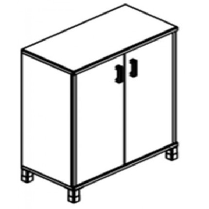 Шкаф для бумаг В-420.6 ДСП 900х450х1286 мм в Южно-Сахалинске - изображение
