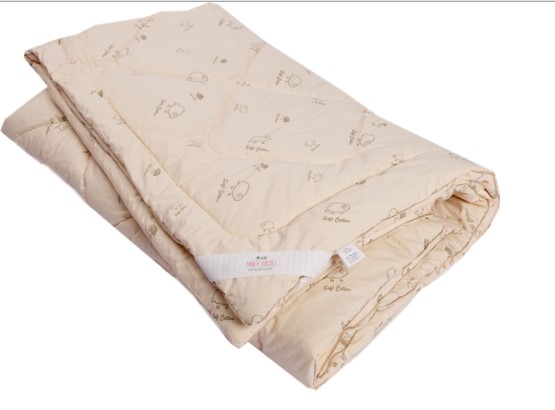 Стеганое одеяло ОВЕЧЬЯ ШЕРСТЬ в упаковке п-э вакуум в Южно-Сахалинске - изображение